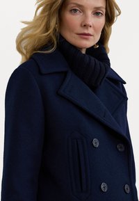 Lauren Ralph Lauren WOOL BLEND TWILL PEACOAT - Puspaltis - navy