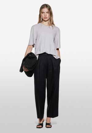 Sisley, RELAXED FIT - Pantalon classique - black