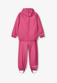 Name it NKNDRY RAIN SET UNISEX - Lietus bikses - pink