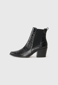 Bottines de cowboy / motard - black