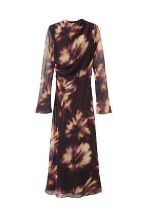 Vestido informal - burgundy