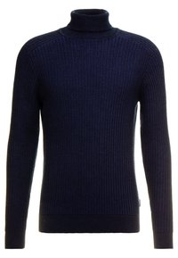 Pullover - mottled dark blue