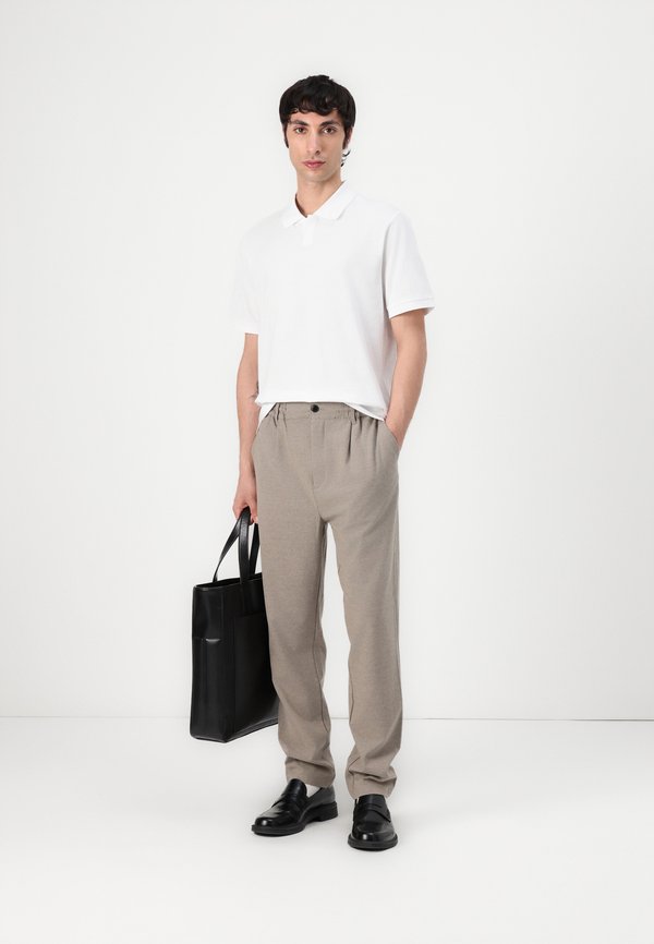 COMO PANTS - Trousers - light sand melange3