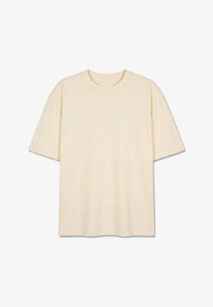 Pegador, SOLANA HEAVY OVERSIZED TEE - T-shirt imprimé - washed butter yelllow
