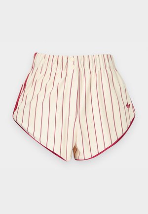 adidas Originals, PINSTRIPE - Σορτς - warm vanilla/team victory red