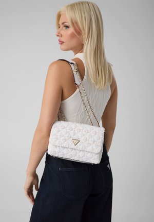 Guess, GIULLY TOTE TASCHE - Handtas - creme