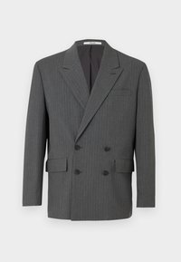 SLHRELAXED LIAM PINSTRIPE - Blazer - medium grey melange