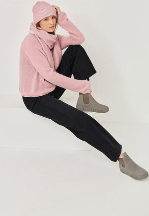 Tamaris ELEGANTE  MIT REMOVABLE SOCK - Kotníkové boty na klínu - grey