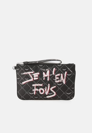 Zadig & Voltaire POUCH MONOGRAM TAG - Clutch - black