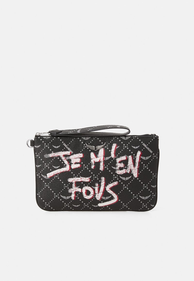 Zadig & Voltaire - POUCH MONOGRAM TAG - Clutch - black, Vergroten