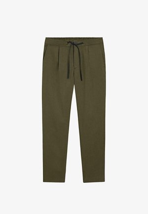 Massimo Dutti, TOTAL LOOK DARTED JOGGER FIT TROUSERS - Stoffhose - green