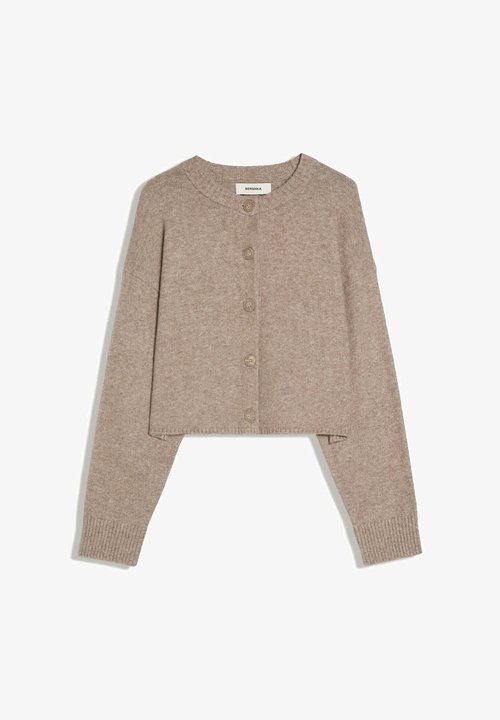 zalando — Bershka · CREW NECK WITH BUTTONS - KNIT CARDIGAN - Cardigan