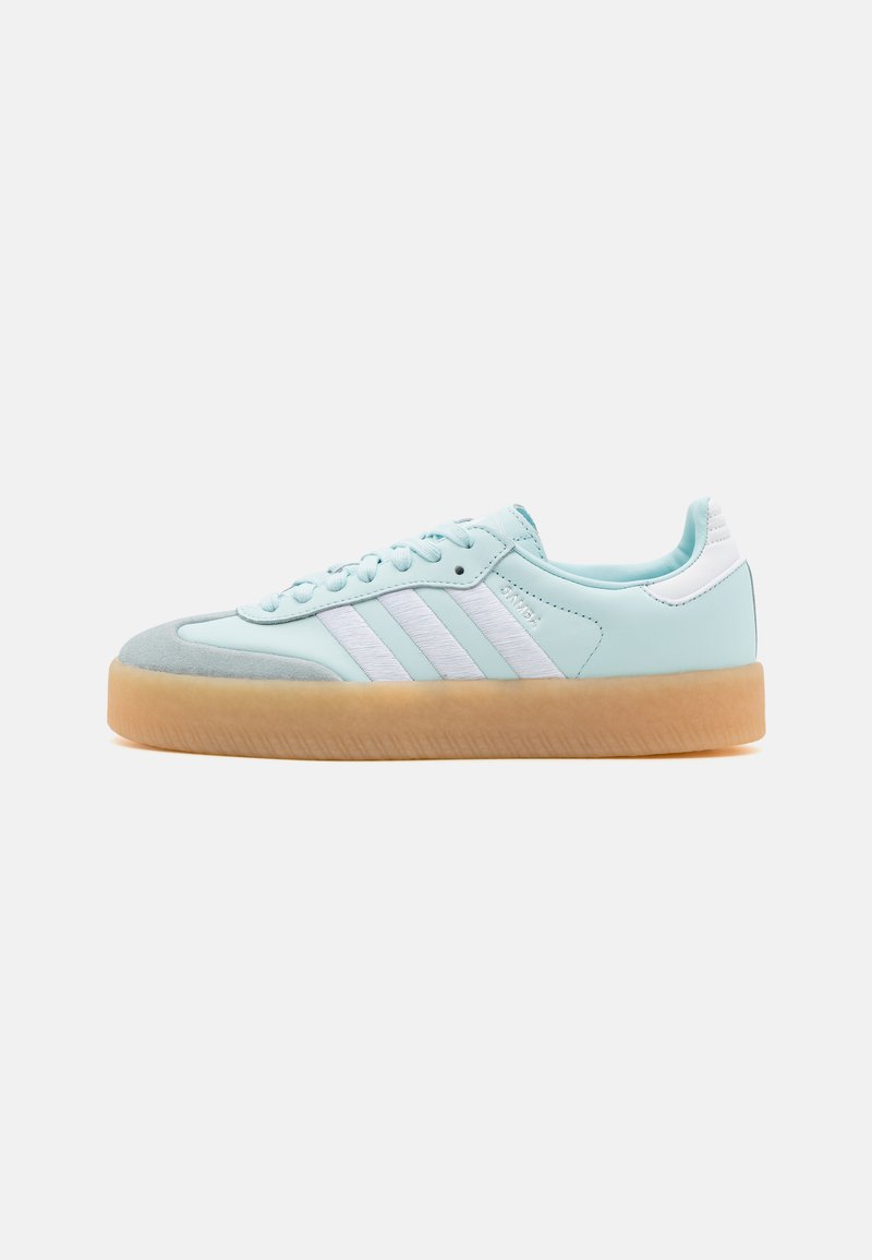 adidas Originals SAMBAE - Sportcipő - almost blue/footwear white/silver metallic