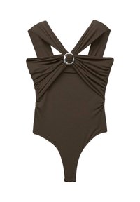 CROSSOVER WITH BUCKLE  - Body - brown
