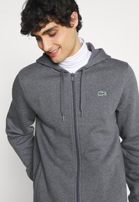 Lacoste PLUS - Camisola com fecho - pitch chine/graphite sombre