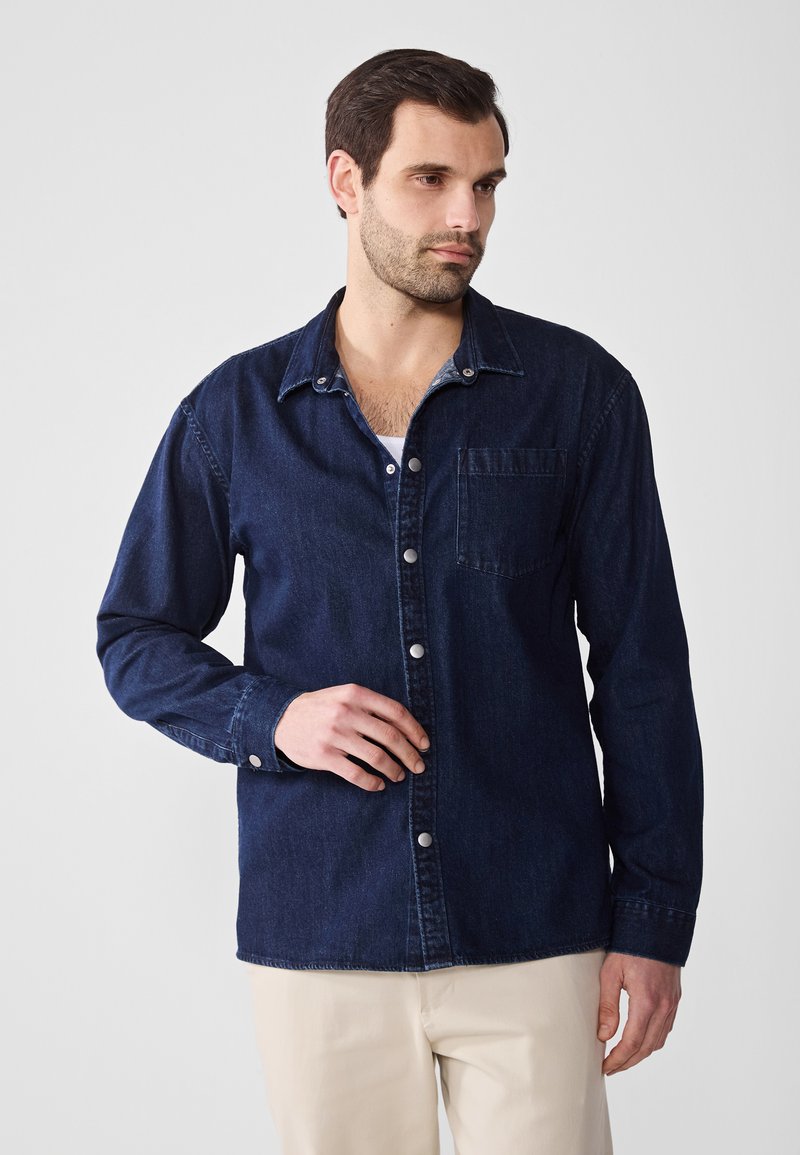 Pier One by Zalando - Camicia - dark blue denim, Ingrandire