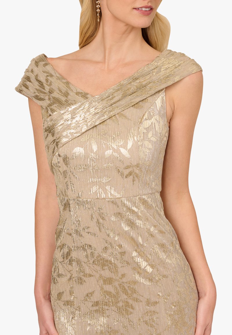 Adrianna Papell FOIL LEAF MERMAID - Occasion wear - champagne gold/gold-coloured  - Zalando