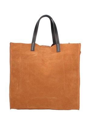 Shopping bag - dark cognac