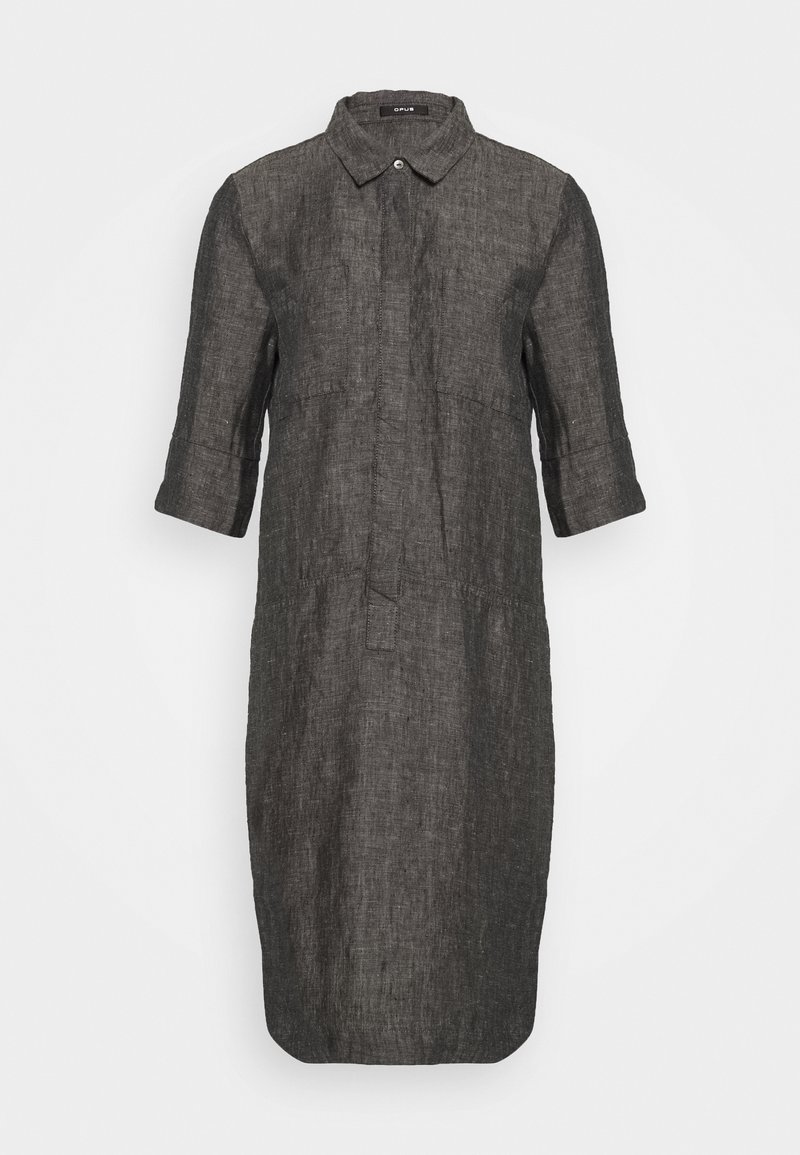 dark grey linen dress April - Dress (PDF pattern)