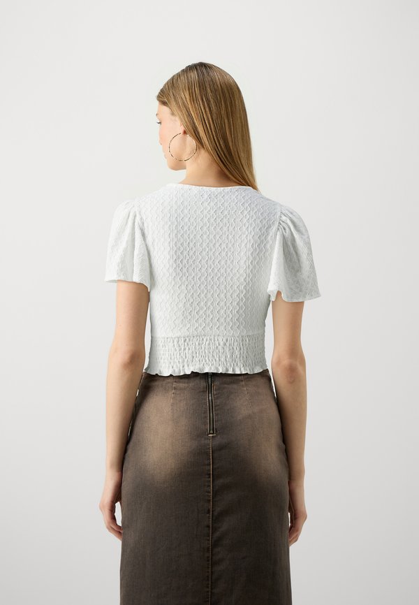 ONLHANNAH SMOCK - Basic T-shirt - cloud dancer2