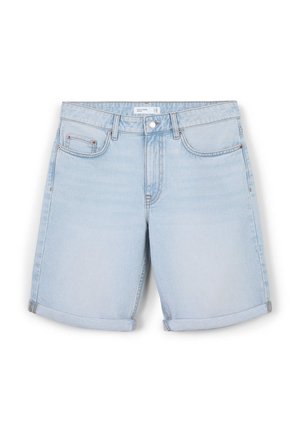 SLAVATO - Shorts di jeans - blu denim slavato