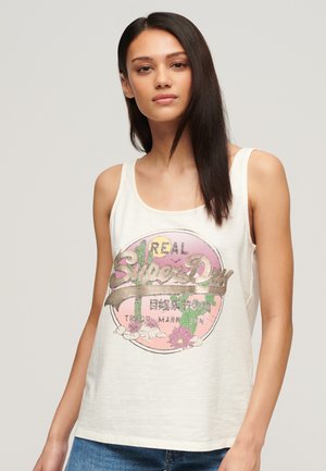 Superdry & Co VINTAGE LOGO NARRATIVE - Top - off white
