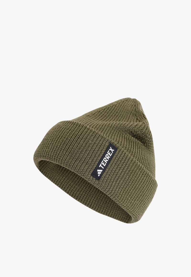 Adidas Terrex COLD.RDY MERINO - Mütze - olive strata   black   white