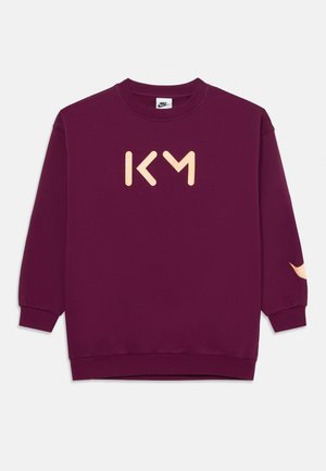 KYLIAN MBAPPE CLUB CREW UNISEX - Sweatshirt - bordeaux/orange pulse