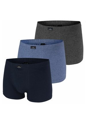 3ER PACK - SINGLE - Trunks - dunkelblau/hellblau/anthrazit
