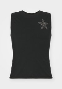 HARDWARE STAR VEST - Linne - black