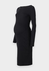 VMMLAVENDER BOATNECK DRESS - Jumper dress - black