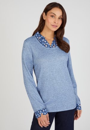 CHAUDE EFFET 2 EN 1 - Polo - bleu grisé