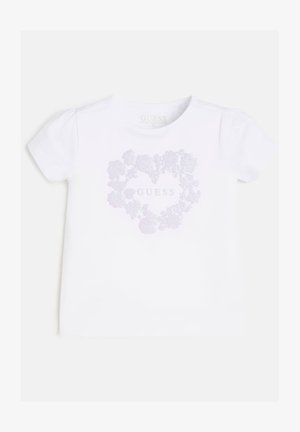 T-shirt con stampa - weiß