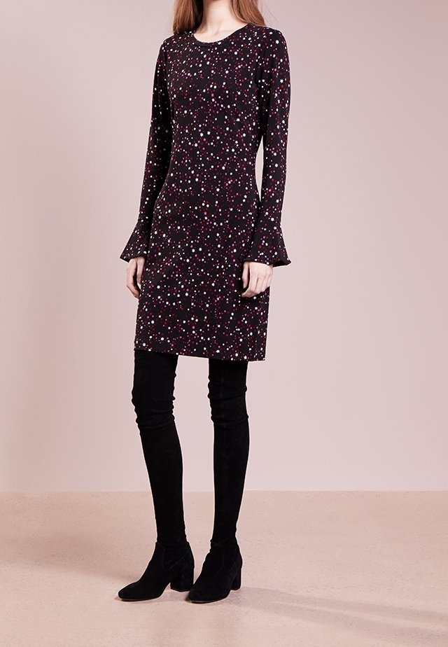 michael kors jersey dress Ruched Michael Kors Embroidered Dress Women's XL Michael Kors Lace Inset Matte Jersey Dress Black