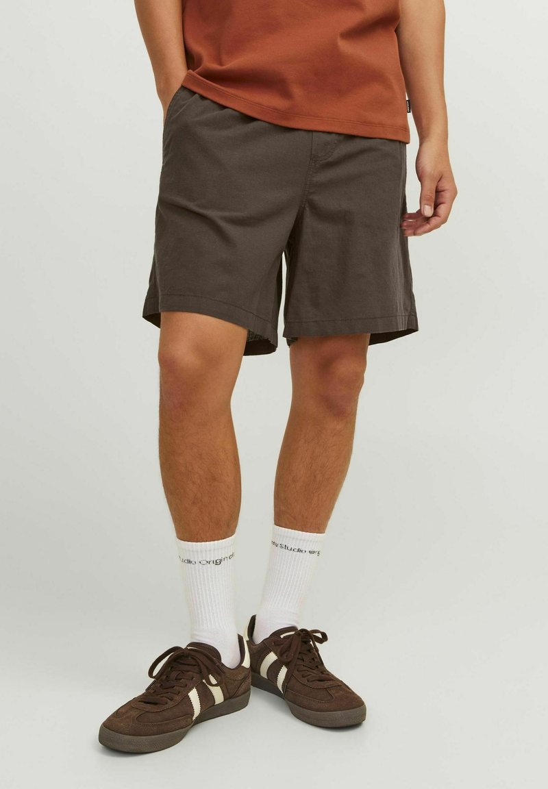 Jack & Jones JPSTJAIDEN JOGGER  - Träningsbyxor - seal brown