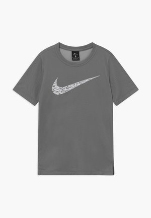 CORE - T-shirt z nadrukiem - smoke grey/white