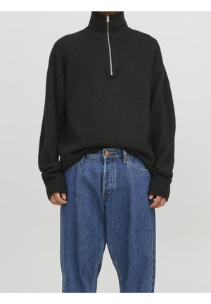 Strickpullover - black