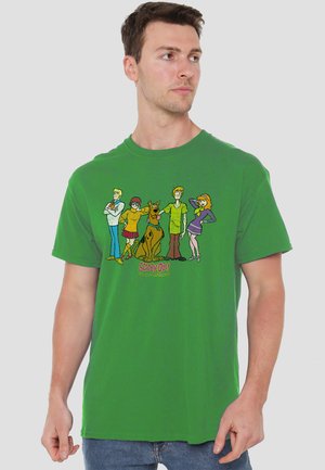 Cotton Soul, SCOOBY DOO SCOOBY GANG - Print T-shirt - dark green