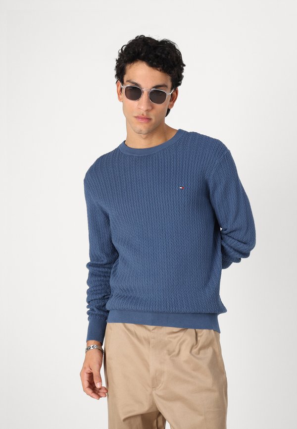 HERRINGBONE STRUCTURE - Jumper - aegean sea3