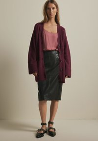 Next LONGLINE BUTTON - Kardiganas - red berry