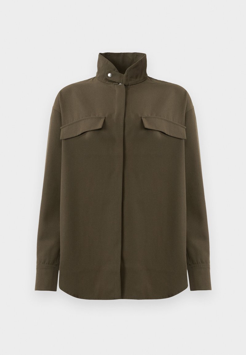 Copenhagen Studios Overhemdblouse olijfgroen