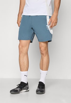 KIDSUPER MANCHESTER CITY FC TRAVEL SHORT - Klubbkläder - gray skies/frosted dew