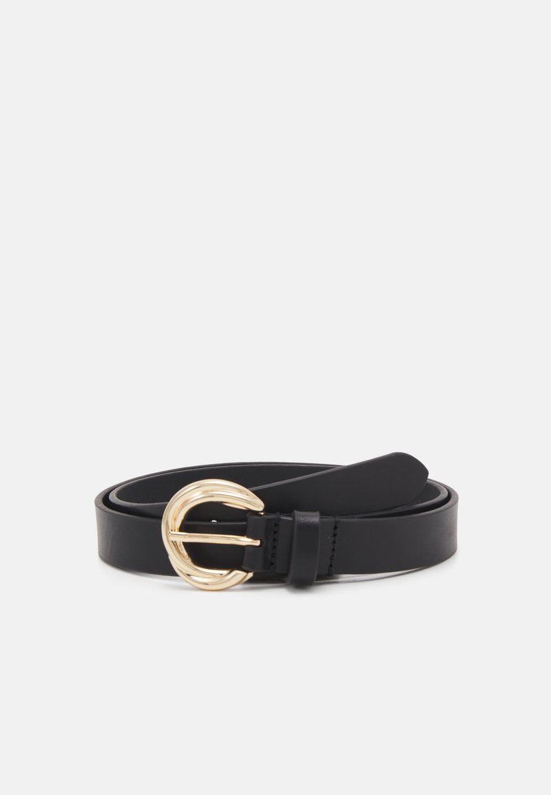 Anna Field LEATHER - Riem - black/gold-coloured