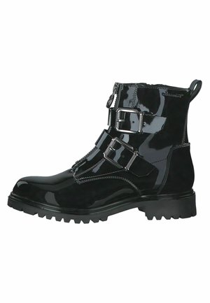 Tamaris Cowboy-/Bikerstiefelette - black patent