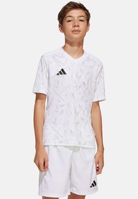 adidas Performance - FUSSBALL - ICON - Sports T-shirt - weissweiss Thumbnail Image 1
