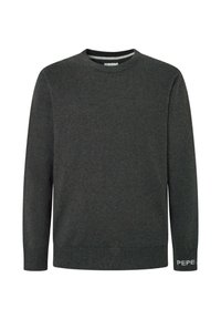 NEW ANDRE CREW NECK - Strickpullover - dark grey marl