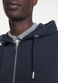 Superdry & Co VINTAGE LOGO ZIPHOOD - Felpa con zip - eclipse navy