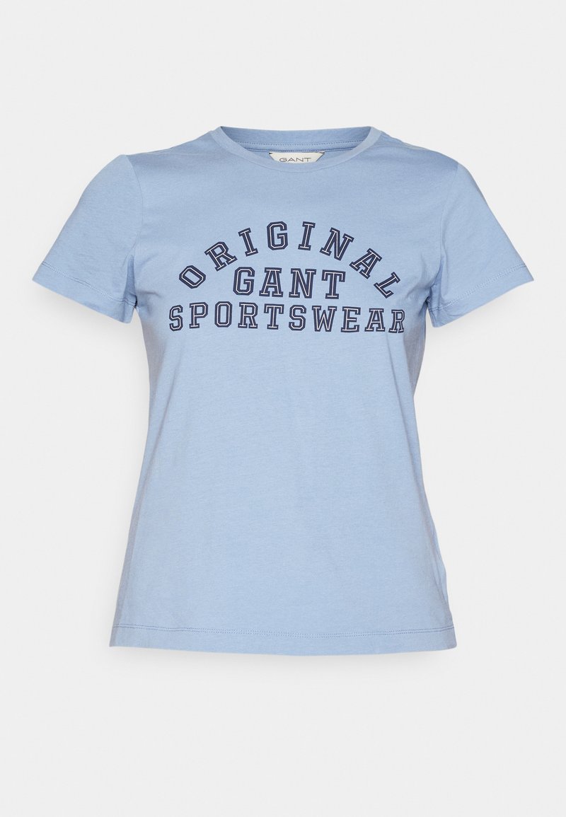 Gant T-shirt print blauw Gant T-shirt print blauw