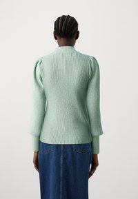 ONLY ONLKATIA HIGH NECK - Jumper - basil melange
