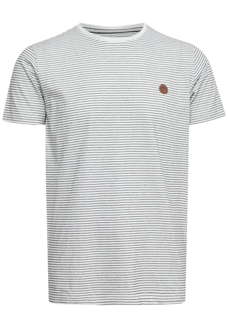 Herren T-Shirts basic | INDICODE JEANS LUPKO T-Shirt print off white/weiß - KK12621 Herren T-Shirts basic | INDICODE JEANS LUPKO T-Shirt print off white/weiß - KK12621